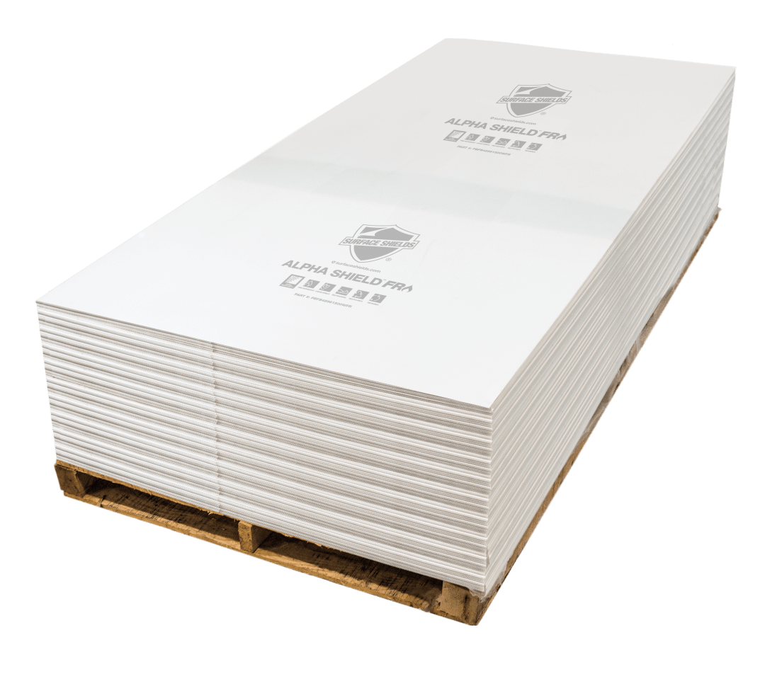 Alpha Shield™ Fire Retardant Surface Protection, Fabric Backed, 48"x96"