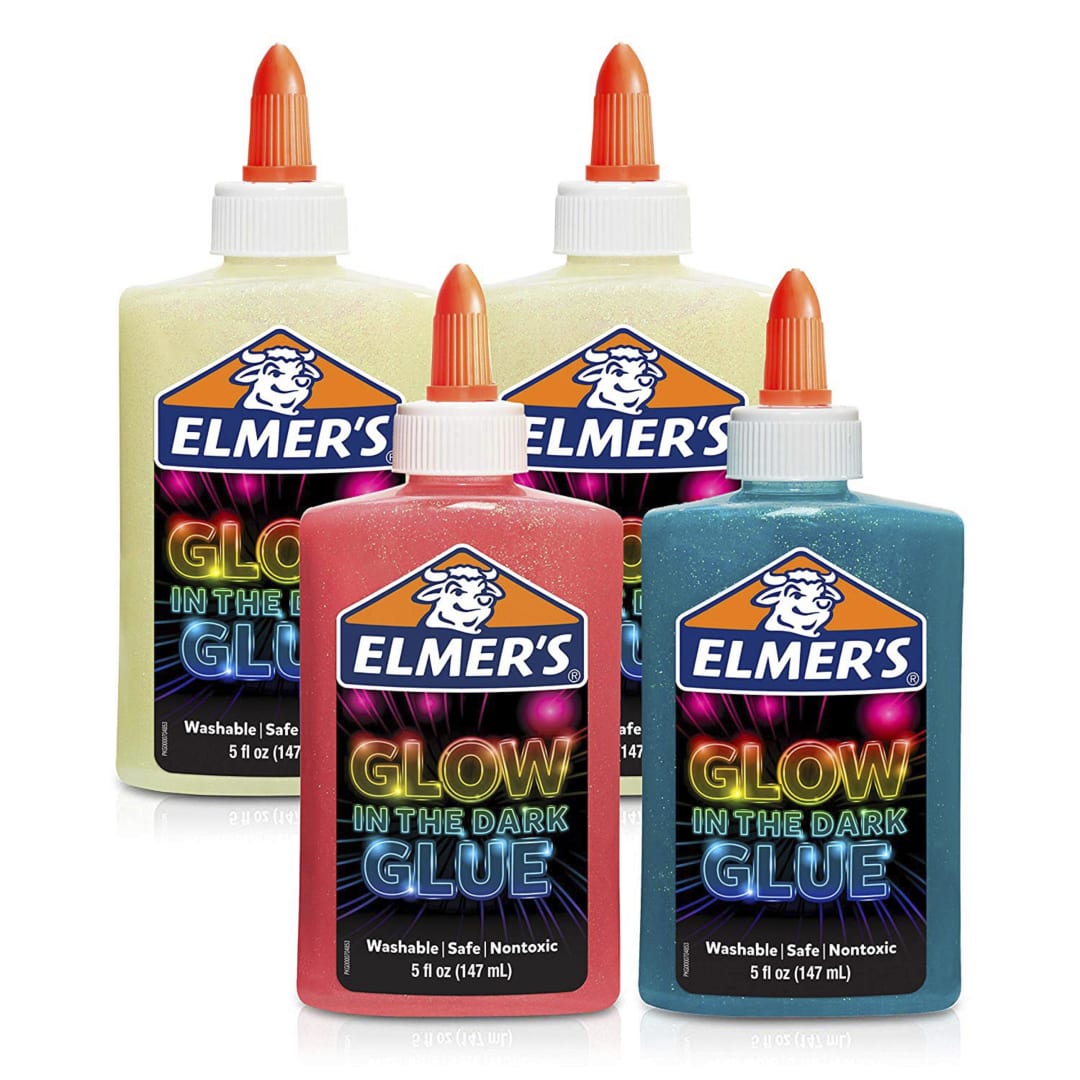 ELM BLUE/PINK GITD GLUE 5OZ