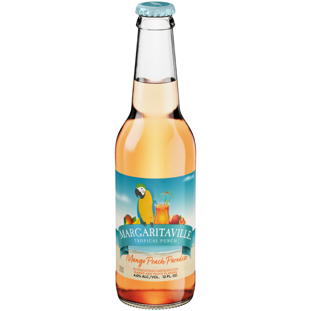 Margaritaville® Tropical Punch Mango Peach Paradise, 12 fl. oz. Bottle