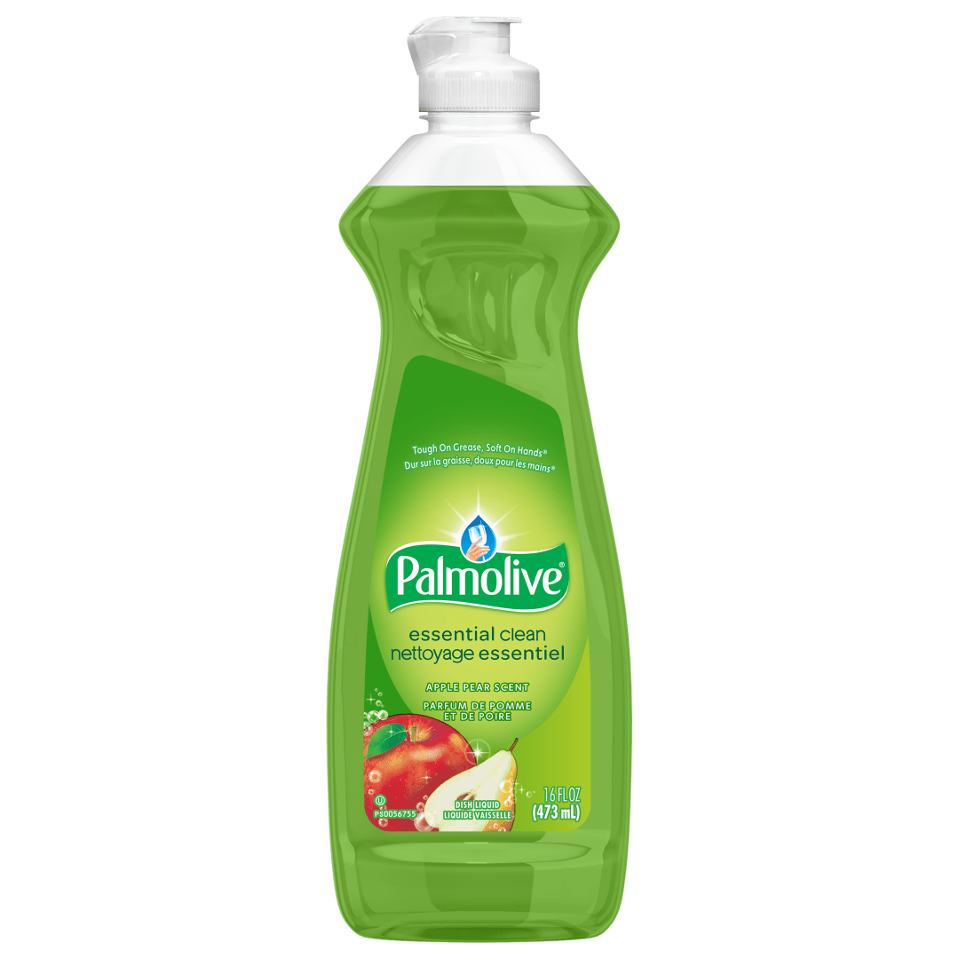 Palmolive Essential Clean Liquid Dish Soap, Apple Pear Scent - 473 mL