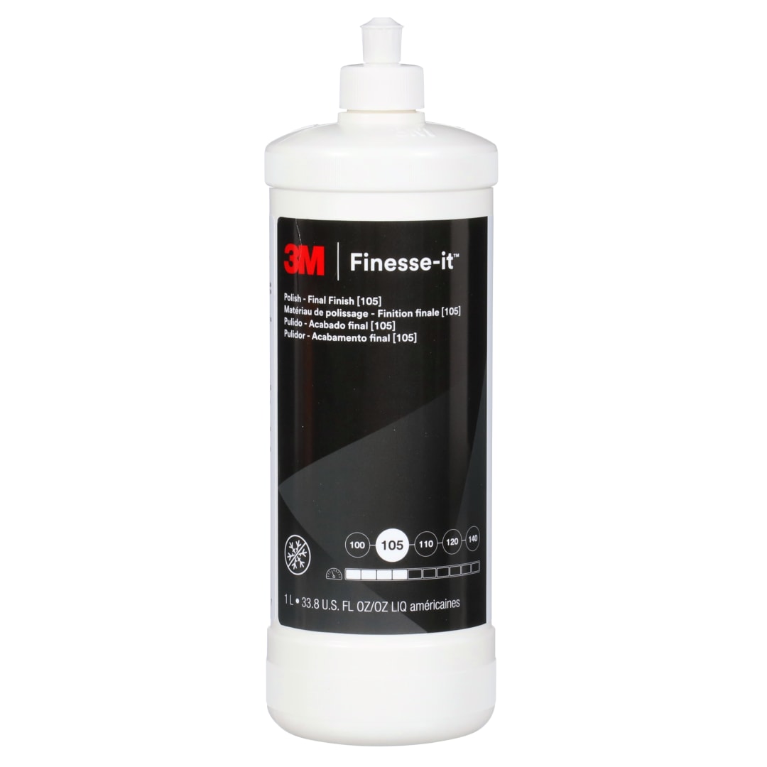 3M™ Finesse-it™ Polish - Series 100, 82877, Grey, Easy Clean Up, Litre, 12 ea/Case