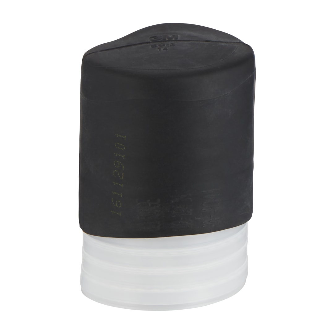 3M™ EC-3 Kaltschrumpf-Endkappe, EPDM, Schwarz, Kabel-DM 26 - 49.2 mm