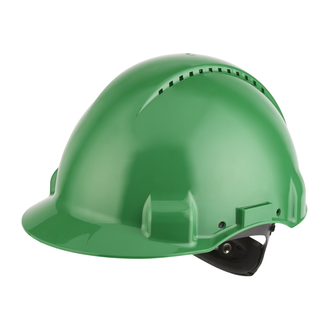 3M™ Sert Başlık, Uvicator, Mandallı, Havalandırmalı, Plastik Ter Bantlı, Yeşil, G3000NUV-GP
