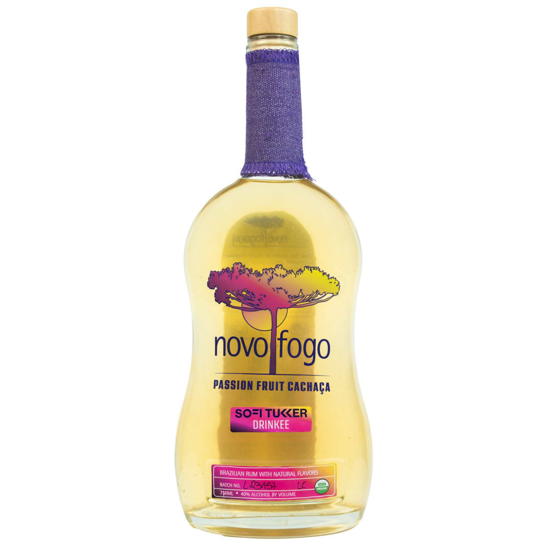 Novo Fogo Passion Fruit Cachaca Rum 750ml 80 Proof