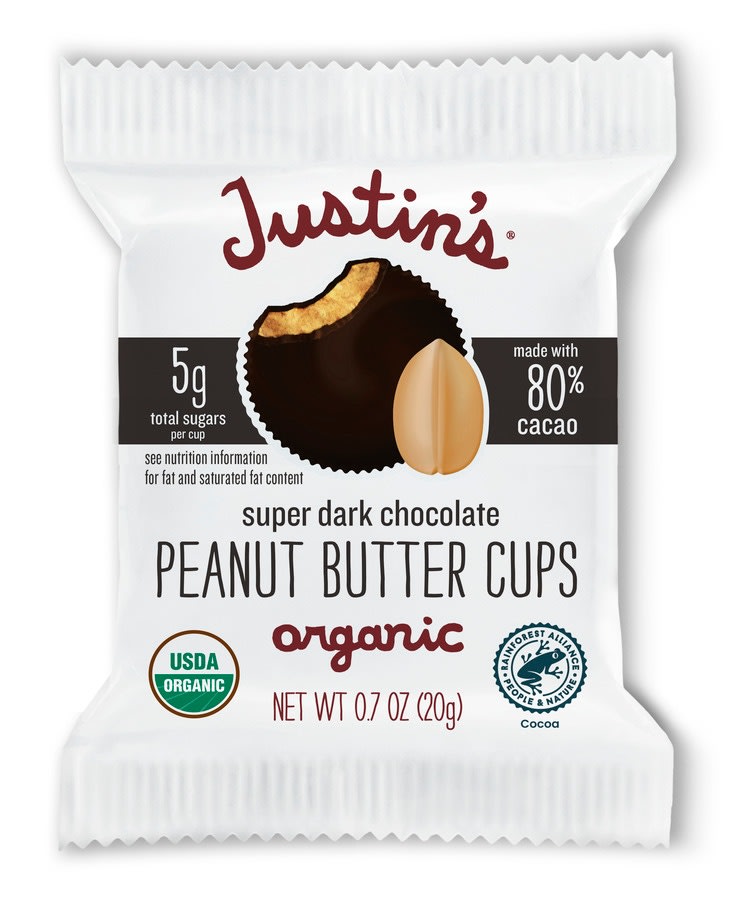 JUSTIN'S Super Dark Chocolate Peanut Butter Cup