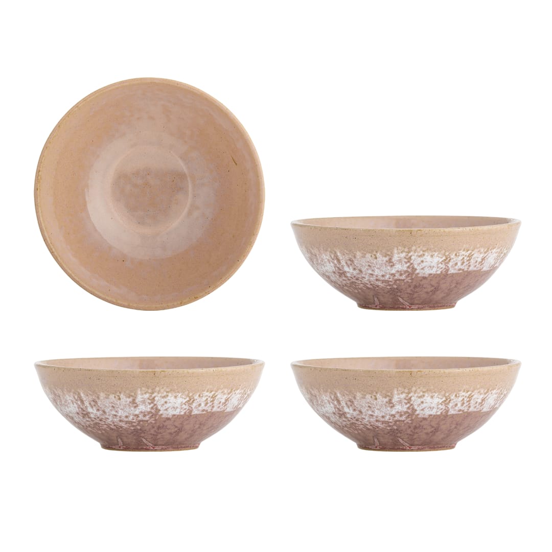 82072424 - Darlene Bowl, Rose, Stoneware STOCK: 149