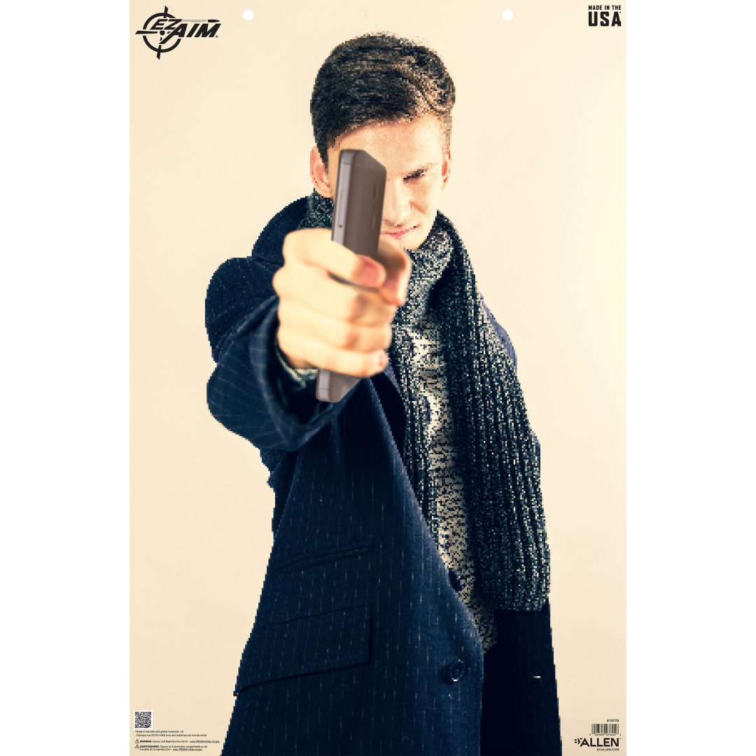 EZ Aim® Realistic Male No Threat Shooting Target, 23 x 35, 50-Pack