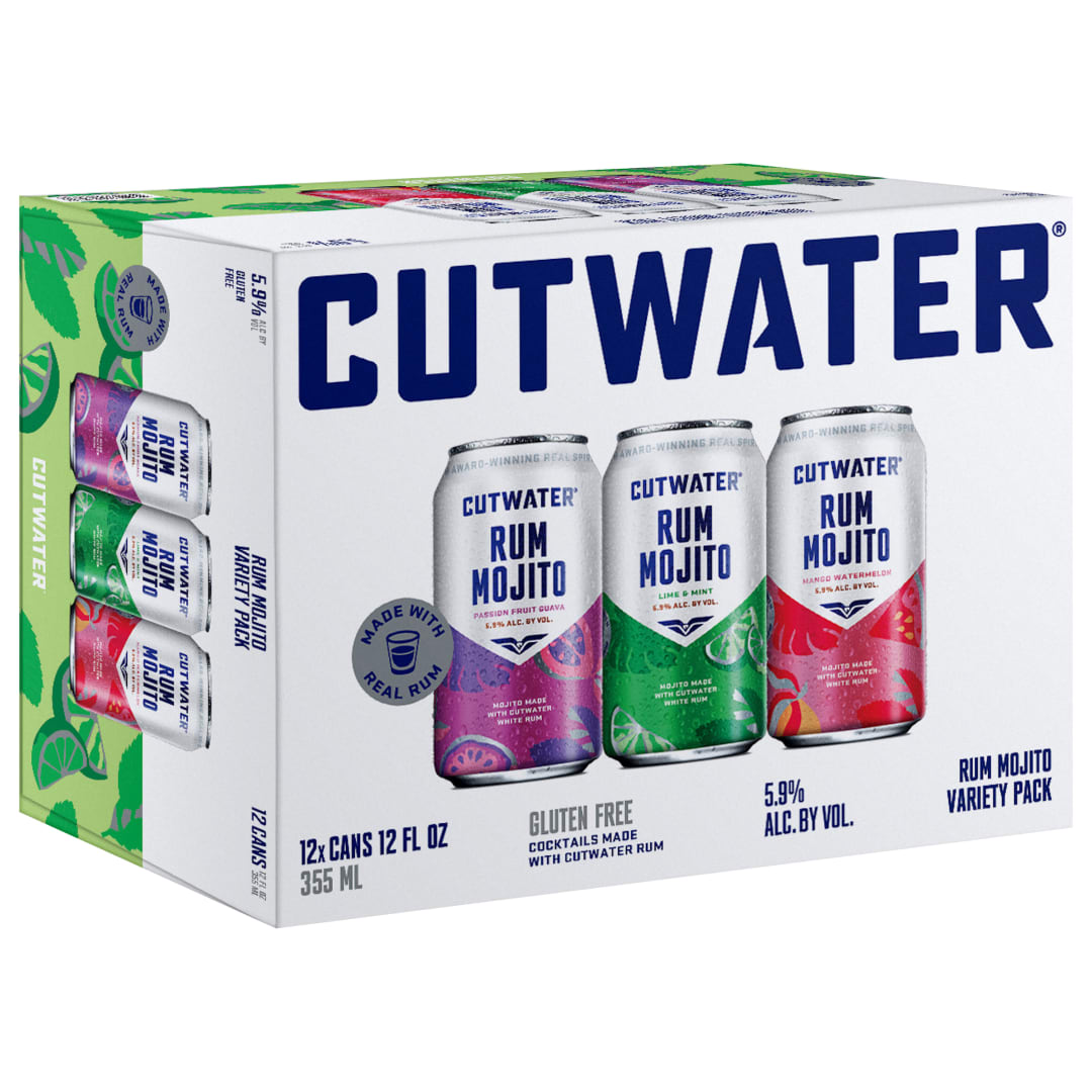 Cutwater Mojito 12 Pack, Variety