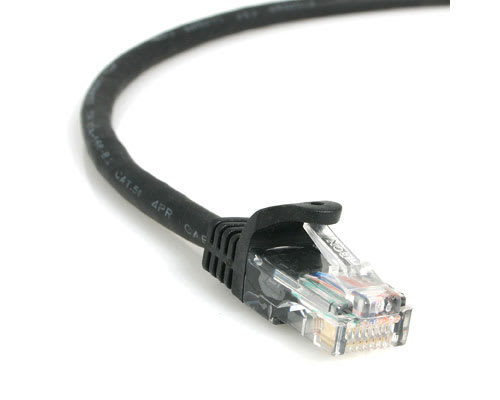 *D*2FT CATEGORY 5E RJ45 PATCH CABLE- BLK
