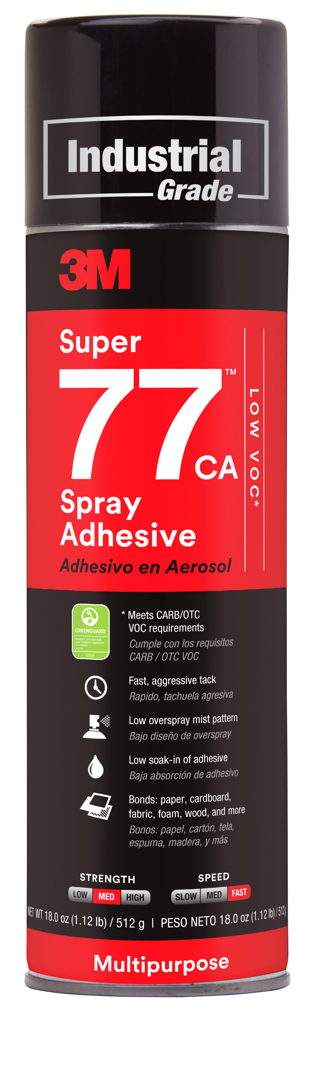 3M™ Super 77™ Çok Amaçlı Sprey Yapıştırıcı, Bej, 500 ml