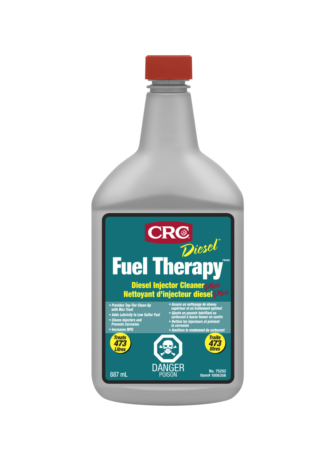 CRC Diesel Fuel Therapy Injector Clnr Plus 1X887ML