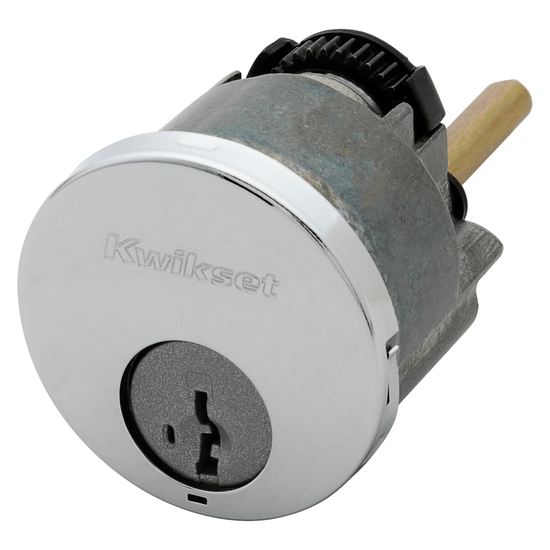 SmartKey Cylinder for Key Control Deadbolt in Polished Chrome Finish