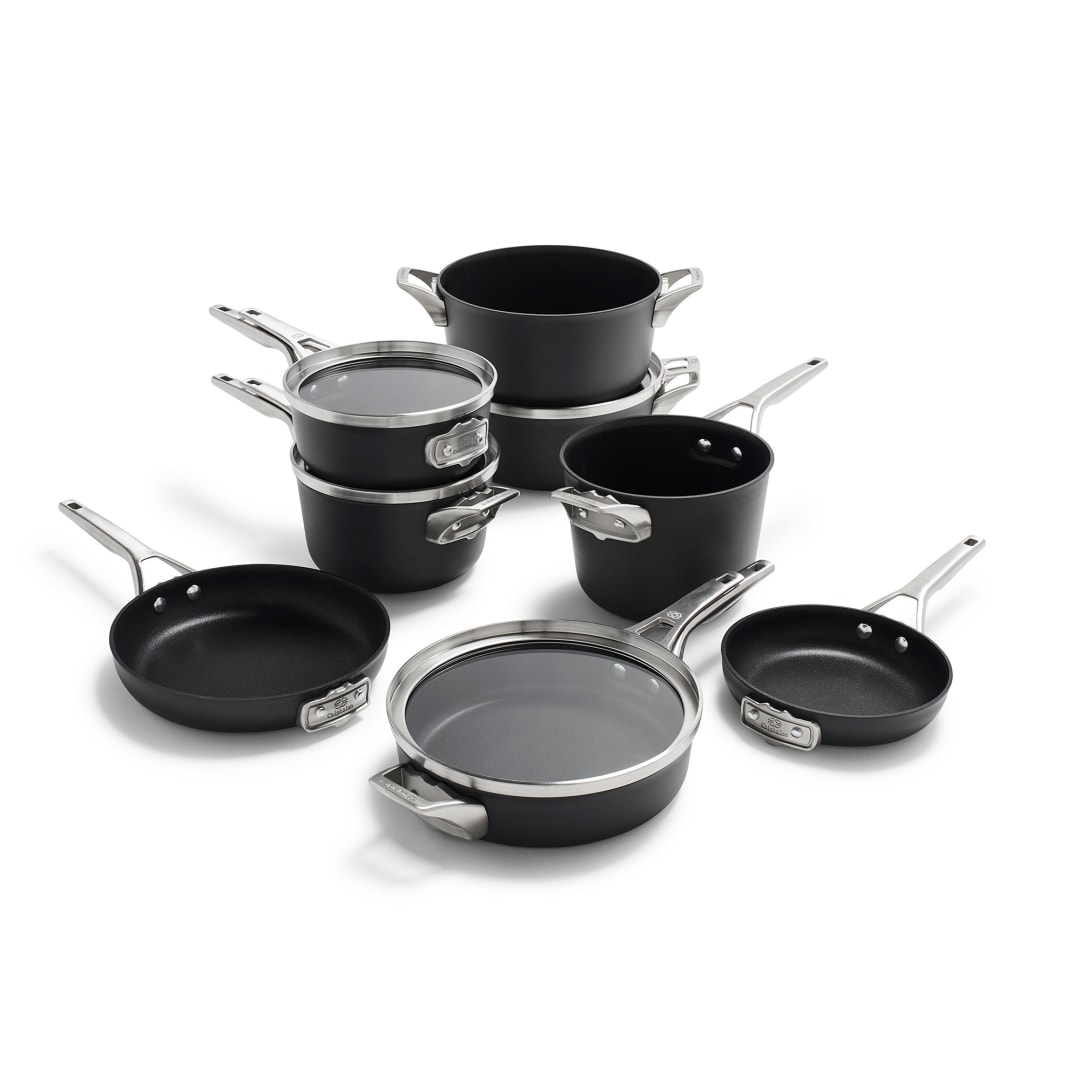 Calphalon® Premier™ Space-Saving Hard-Anodized Nonstick 12 Piece Cookware Set