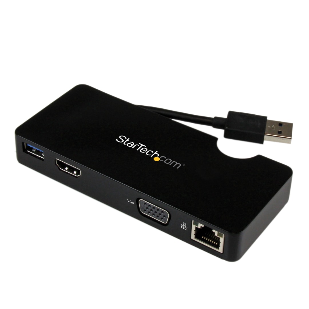 Portable Laptop Docking Station - HDMI or VGA -USB
