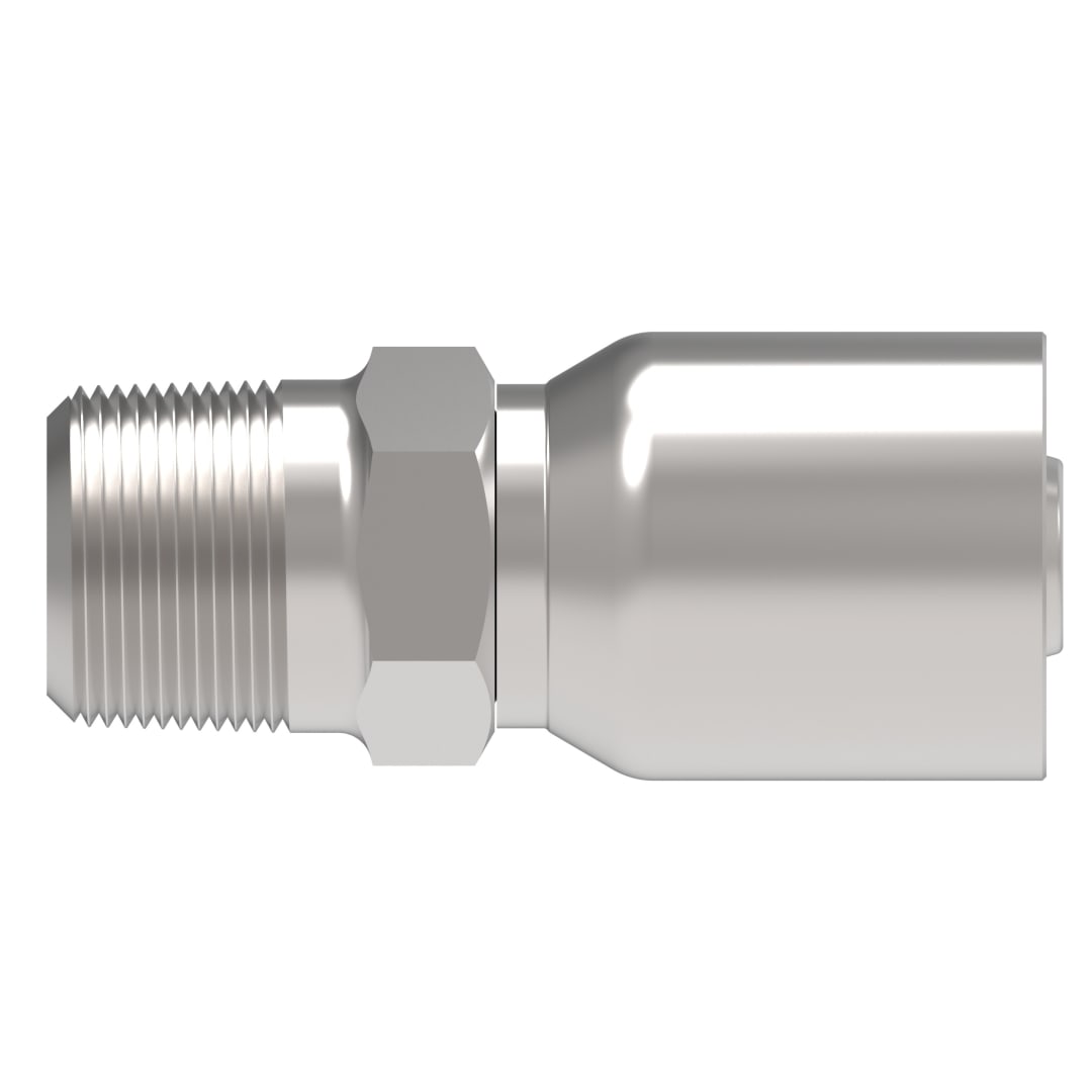 Aeroquip Coc Hose End 3/8 NPT X 3/8 Hose Crimp R5
