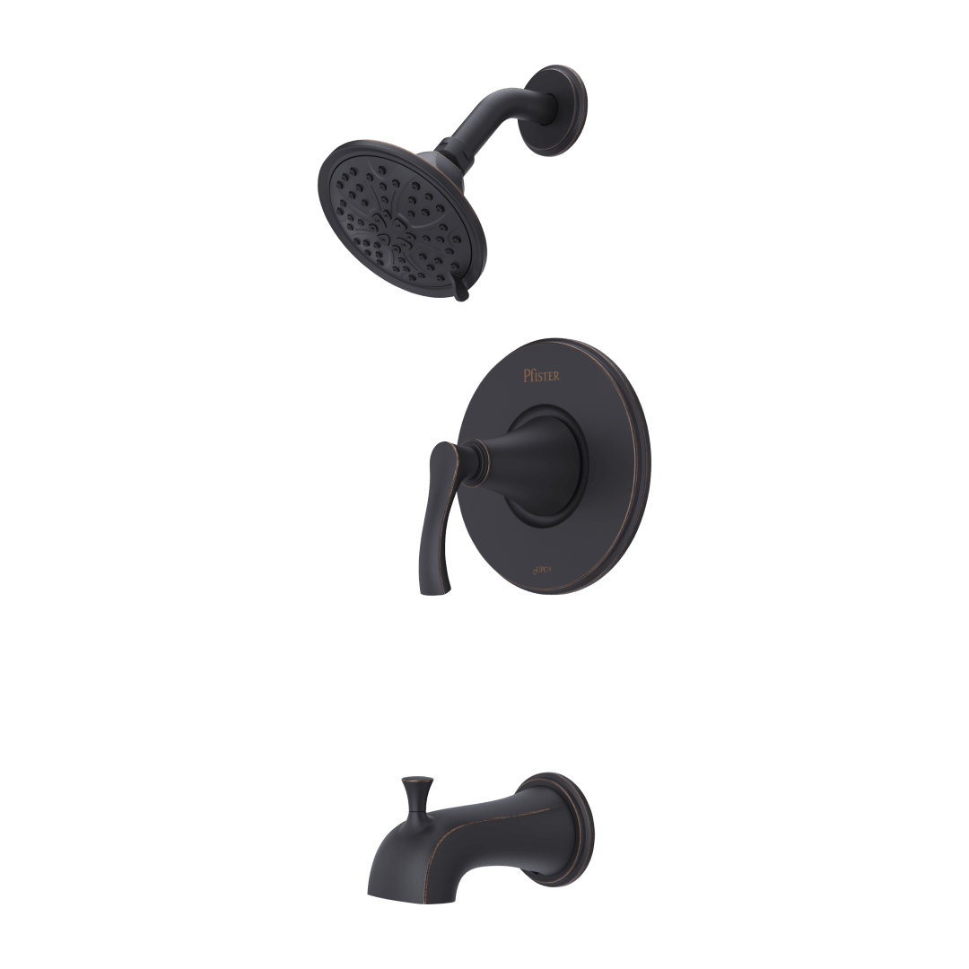 Auden 1-Handle Tub & Shower Faucet in Tuscan Bronze