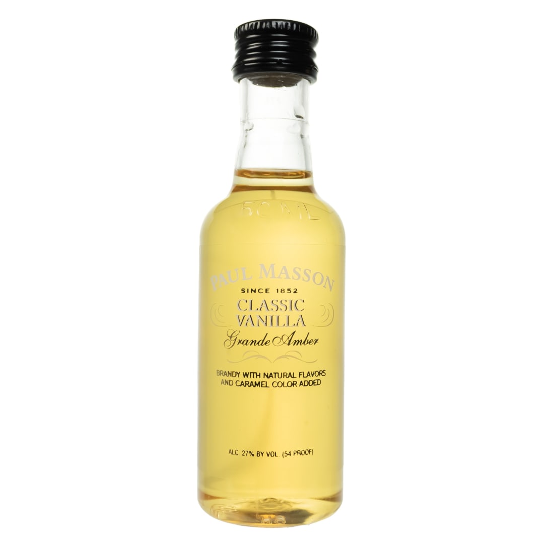 Paul Masson Grande Amber Vanilla Brandy 50ml 54 Proof