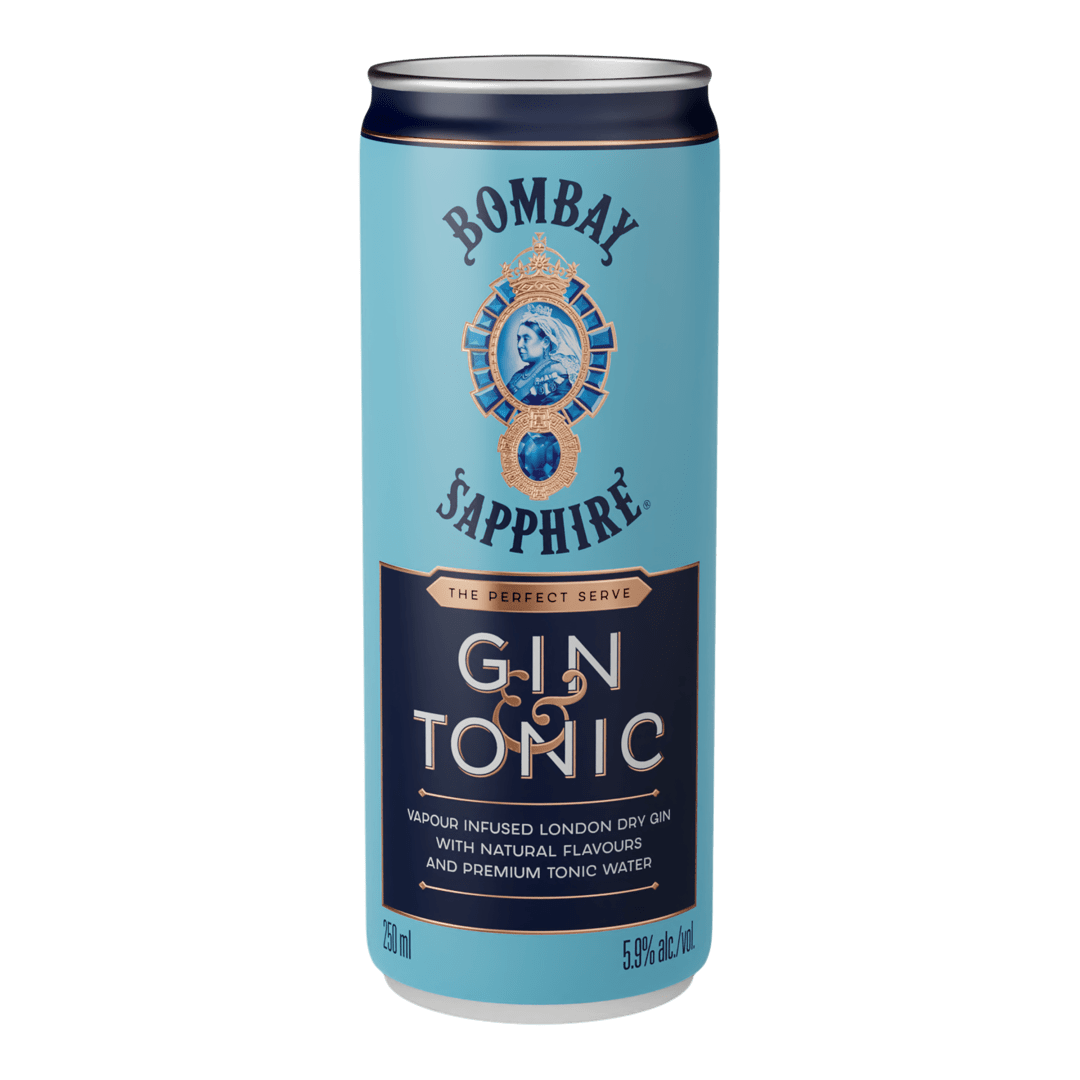 Bombay Ready-To-Drink Gin And Tonic 5.9% 250mL