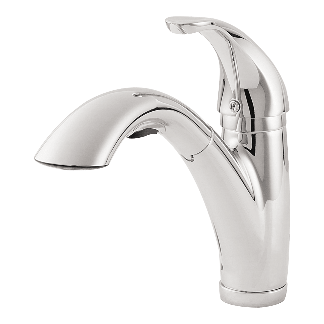 Parisa 1-Handle Pull-Out Kitchen Faucet in Polished Chrome