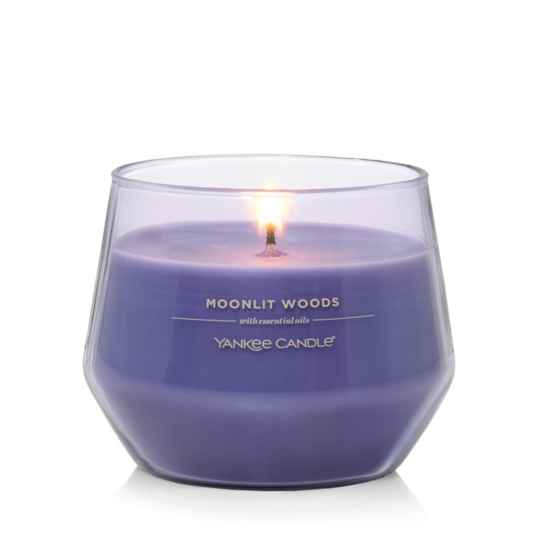 Yankee Candle Moonlit Woods Studio Home Decor Scented Candles, 10 oz