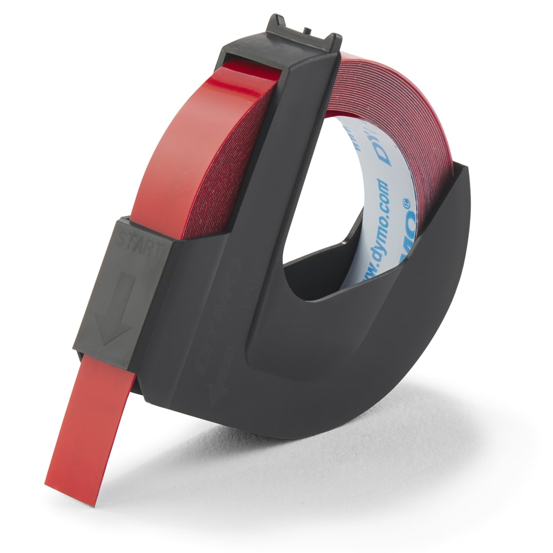 DY EMB 3.3"-9MM 10PK RD TAPE GLOBAL