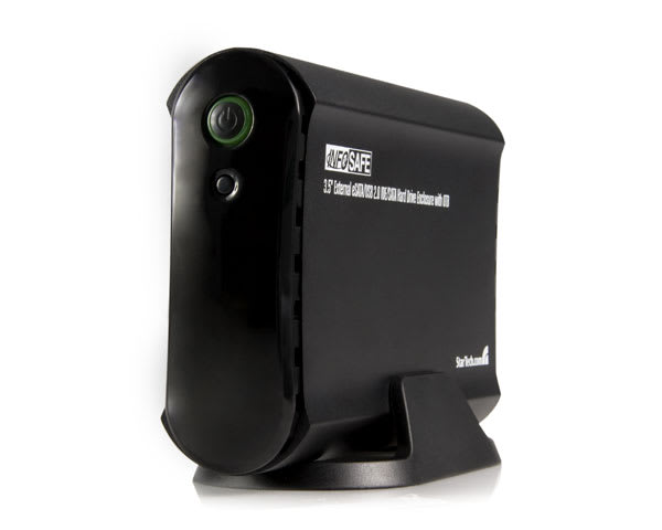 3.5" eSATA/USB 2.0 IDE/SATA HDD Enclosure w. OTB