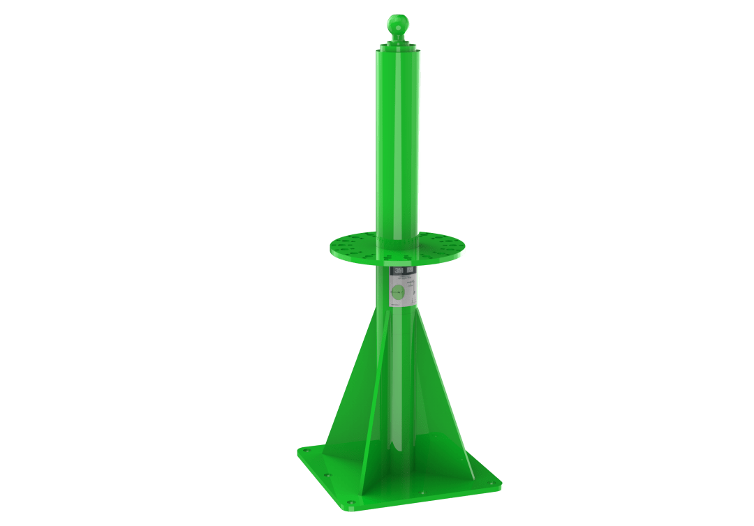 3M™ DBI-SALA® FlexiGuard™ M100 Modular Jib Floor Mounted Mast Base, 1 User, 8530871