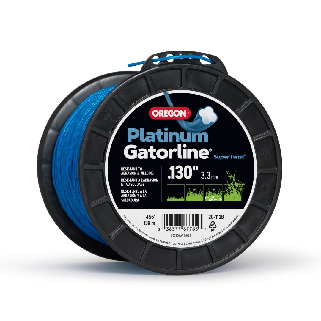 Oregon Platinum Gatorline Twist Trimmer Line, 0.130in, 456ft Spool