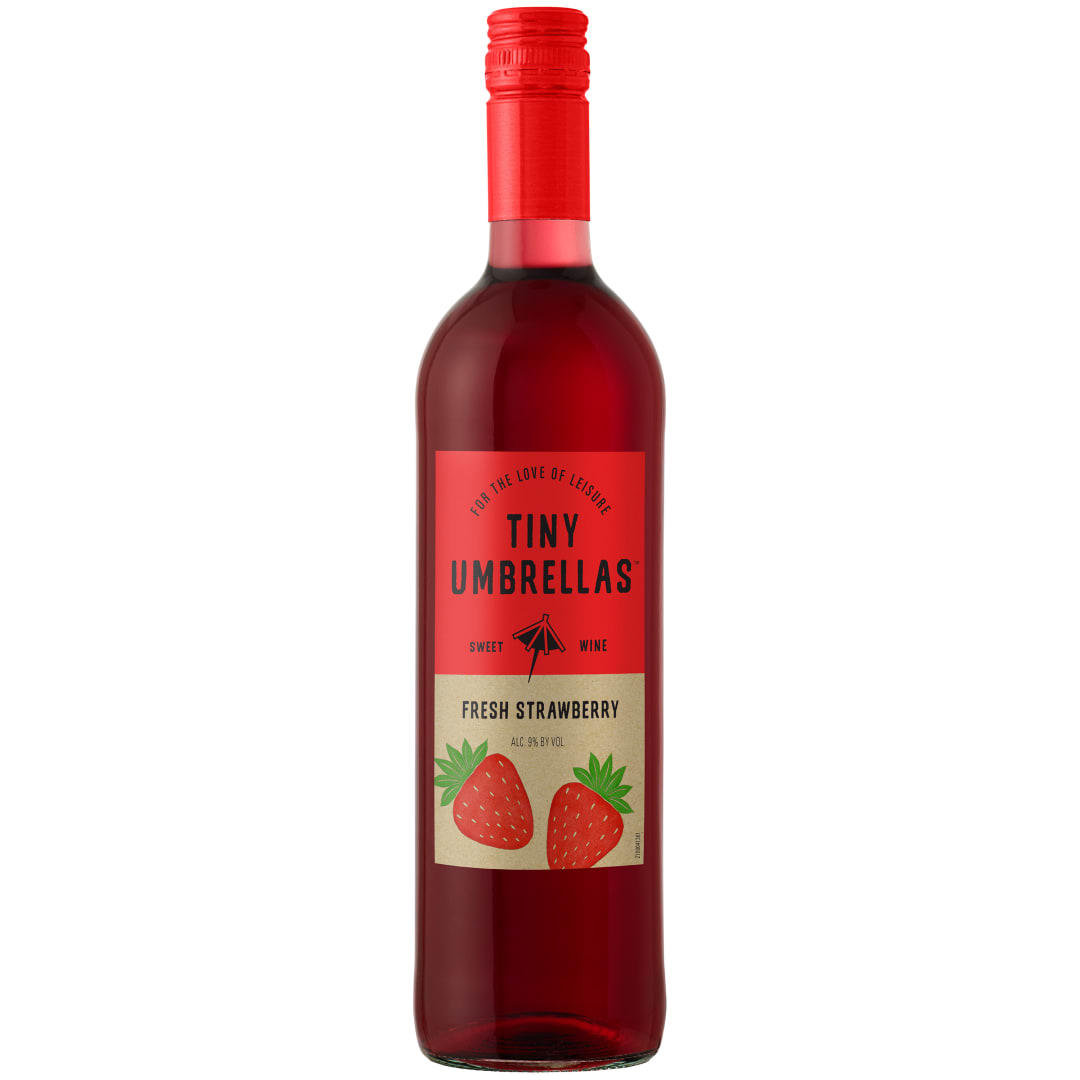 Tiny Umbrellas Fresh Strawberry Sweet Wine 750ml