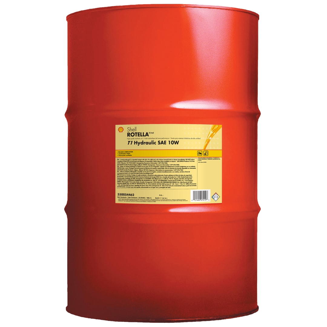 Shell Rotella T1 10W Diesel Engine Oil, 55 Gallon Drum