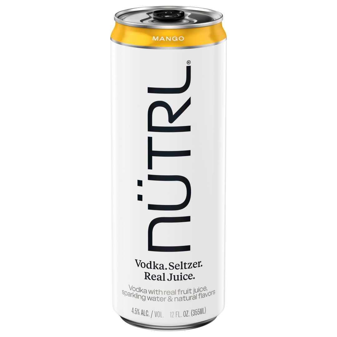 Nutrl Mango Vodka Seltzer 12 fl oz