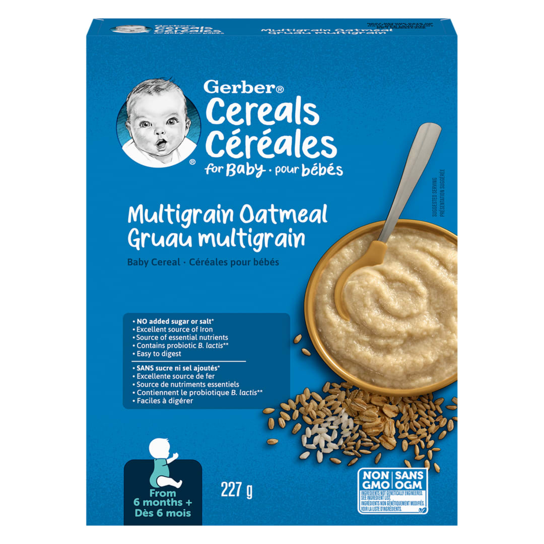 GERBER BL Mltgrn Oatmeal 6x227g N1 CA