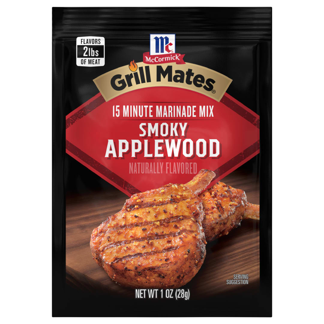 McCormick® GRILL MATES Smoky Applewood Marinade, 1.0 oz
