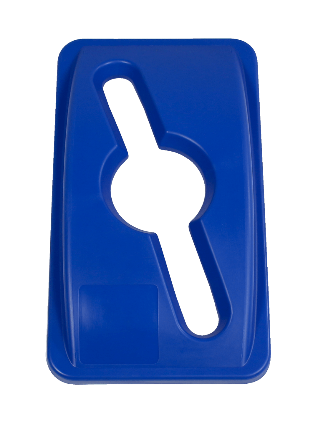  WASTE WATCHER - Single - Lid - Mixed - Royal Blue