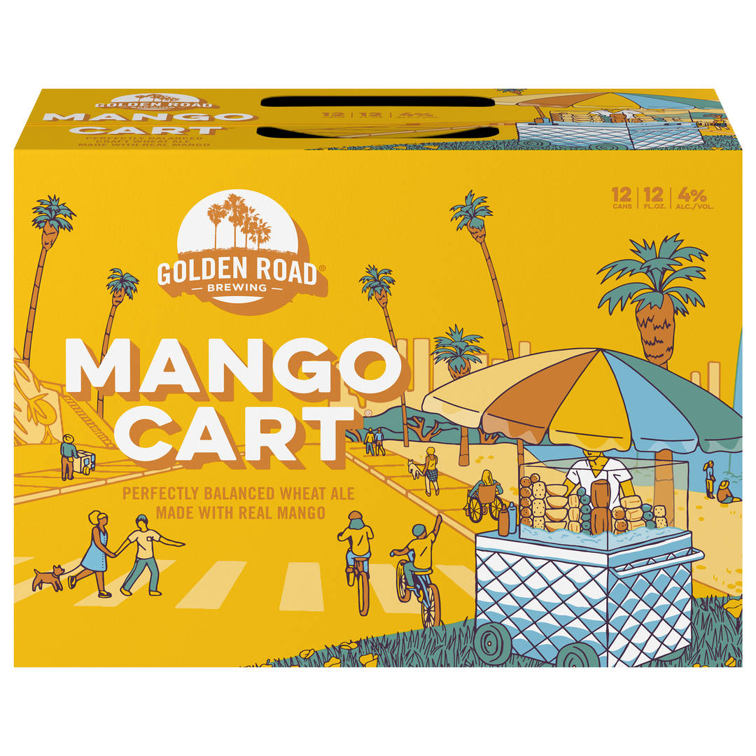 Golden Road Brewing Mango Cart Beer 12 - 12 fl oz Cans