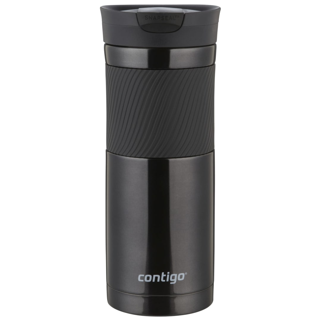 Contigo® Byron SNAPSEAL™ Travel Mug, Stainless Steel Thermal Mug, 590ml., Black
