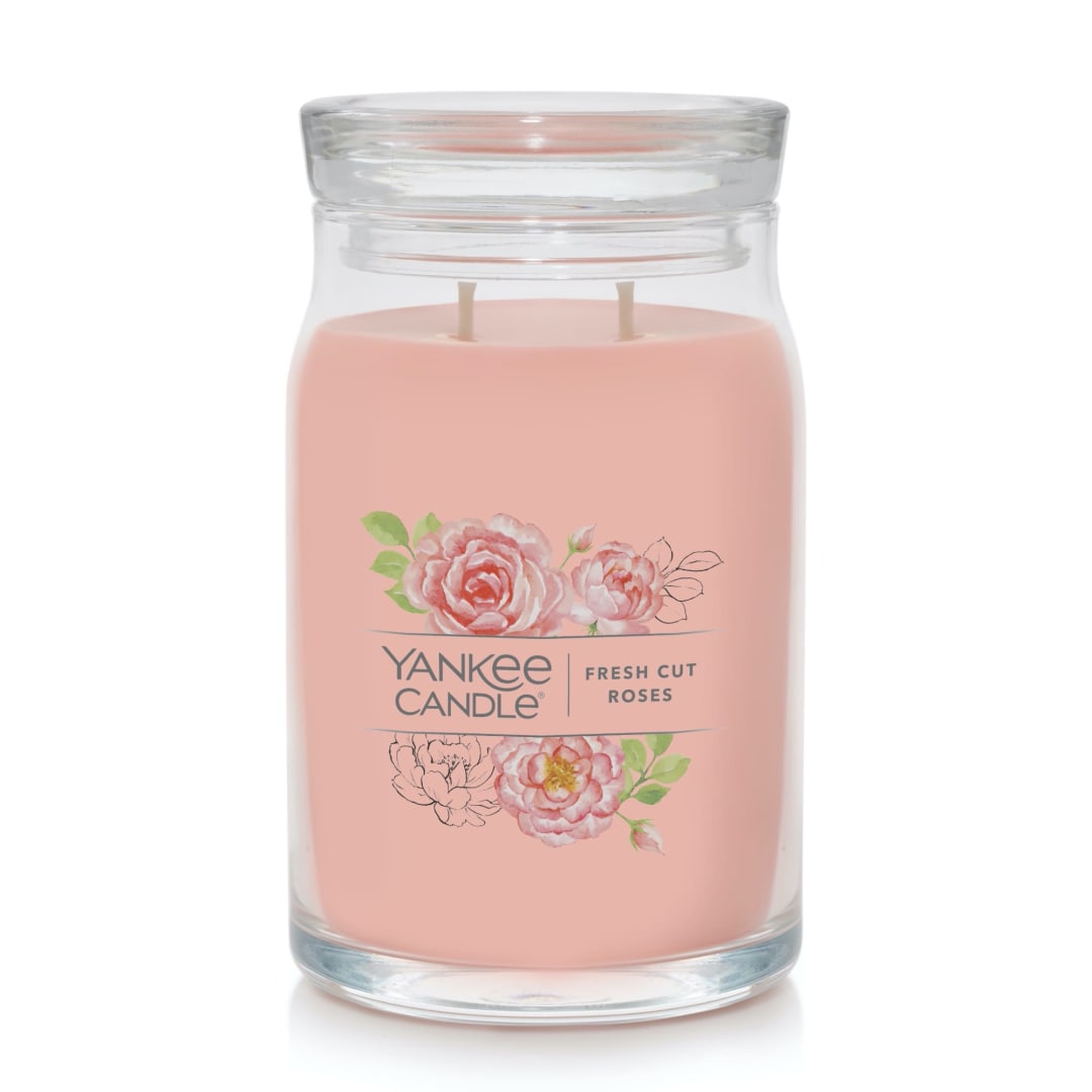 Yankee Candle® Fresh Cut Roses Signature Large Jar Candle