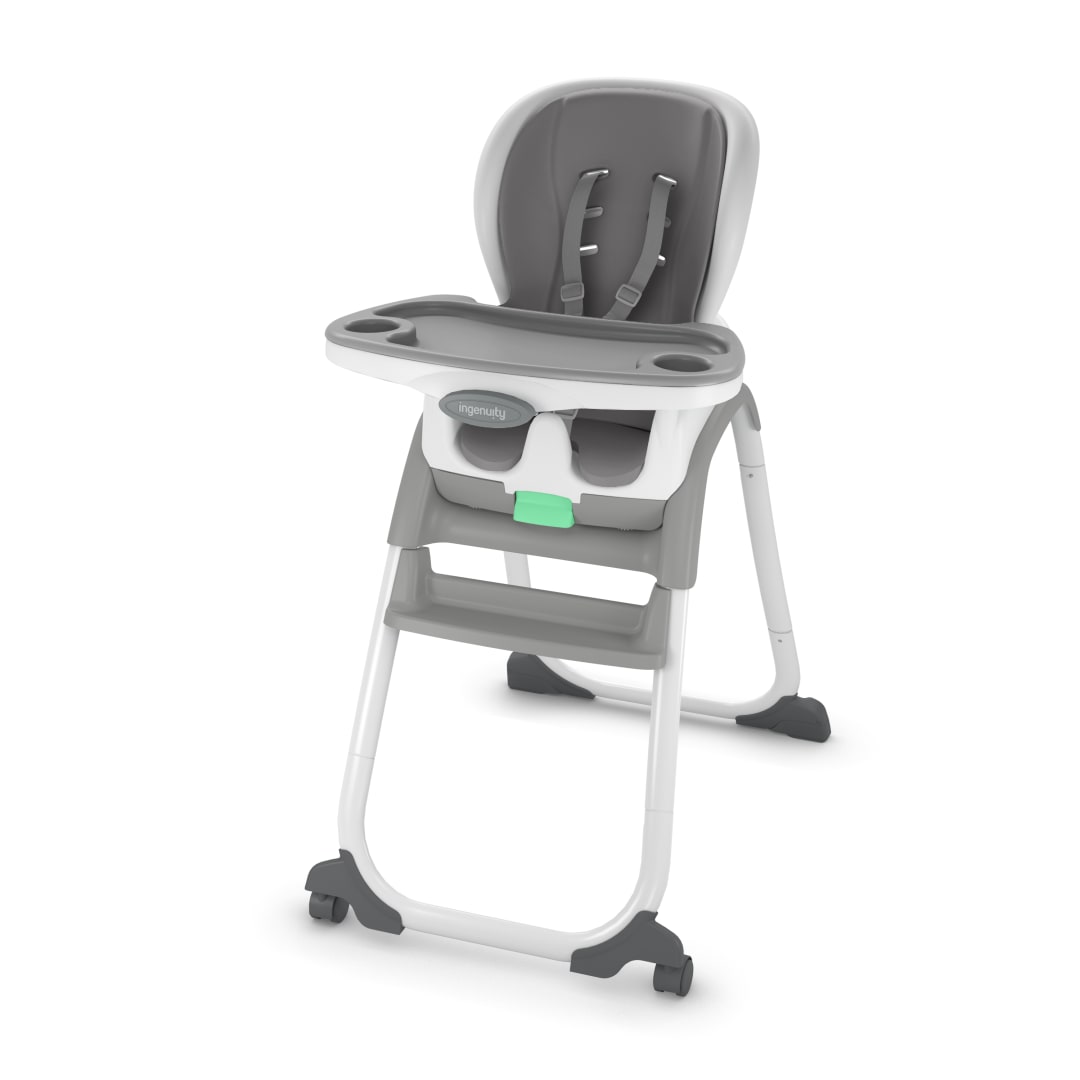 Chaise haute 6-en-1 Ingenuity Full Course SmartClean - Ardoise