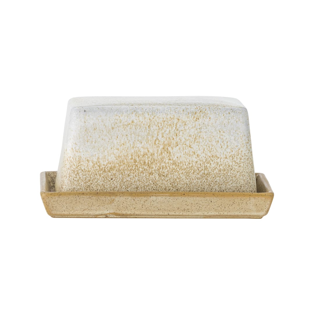 82061858 - Paula Butter Box, Nature, Stoneware STOCK: 300
