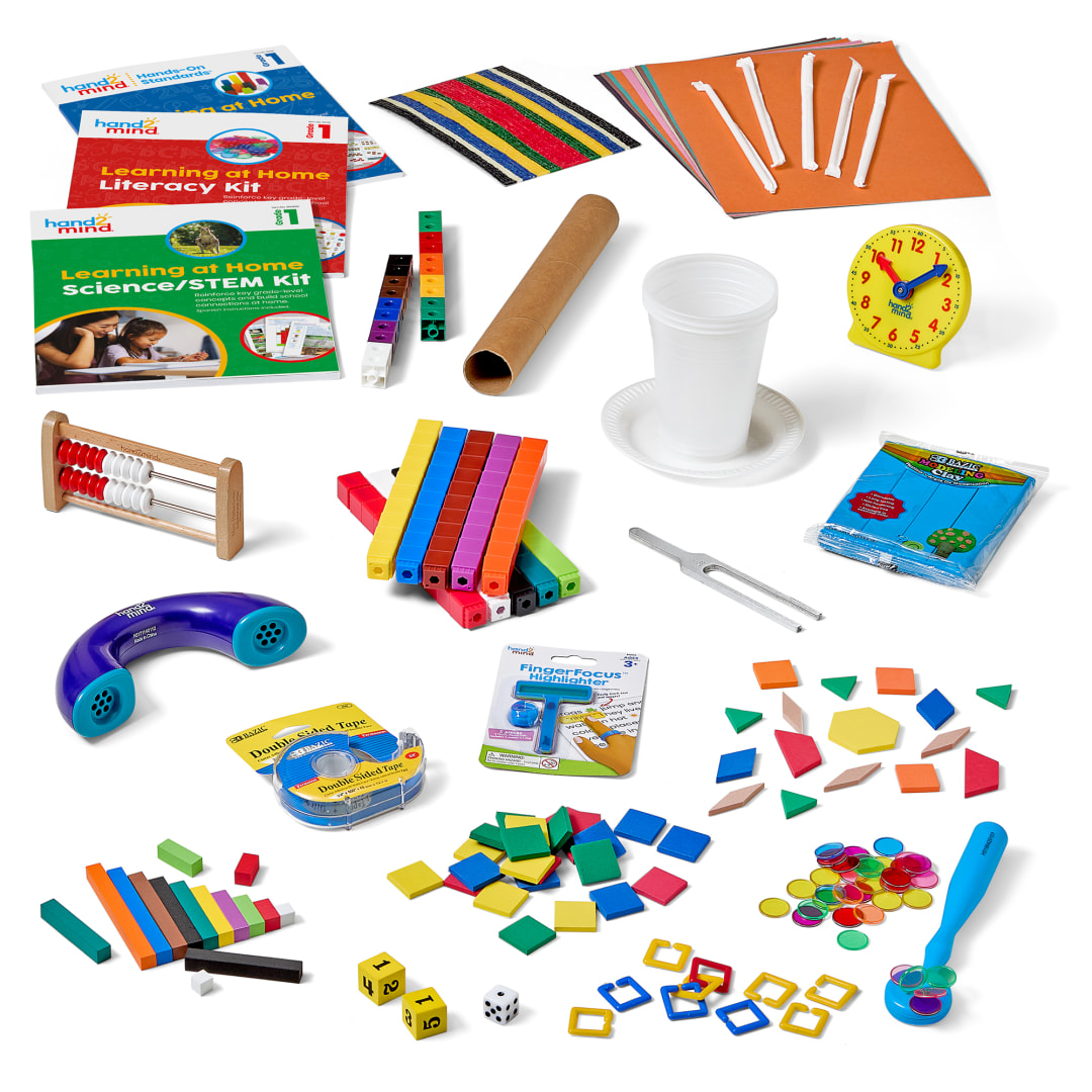 Learning at Home Math, Literacy, STEM, Grade 1