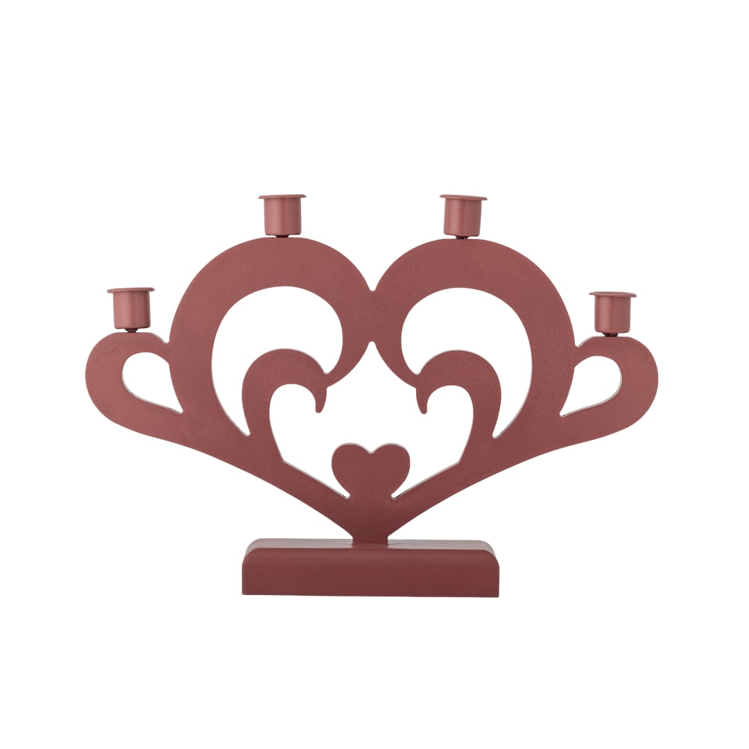 82063305 - Salia Advent Candle Holder, Red, MDF STOCK: 300