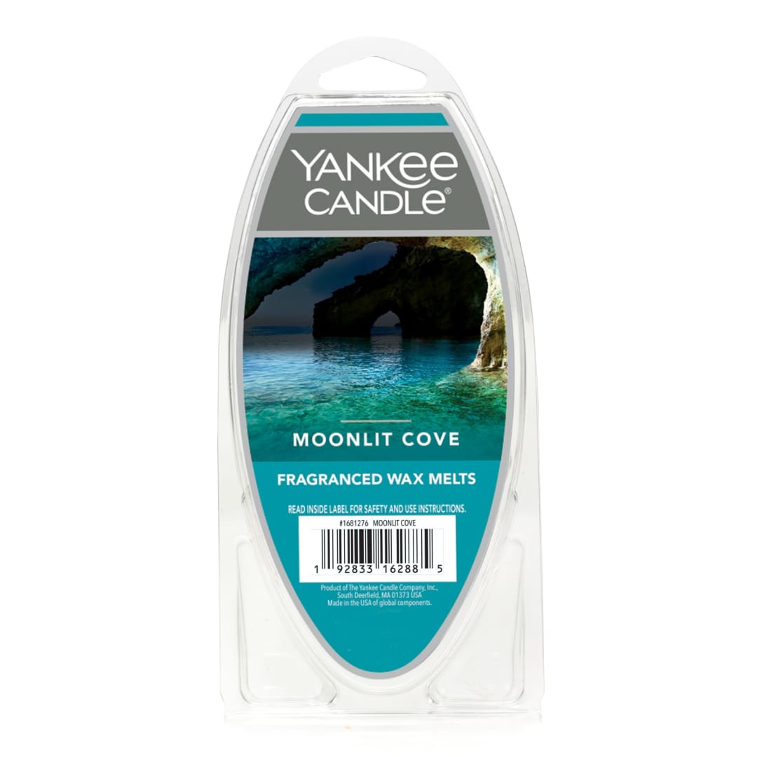 Yankee Candle Moonlit Cove Fragranced Wax Melts, 1 Pack of 6, 2.6 oz