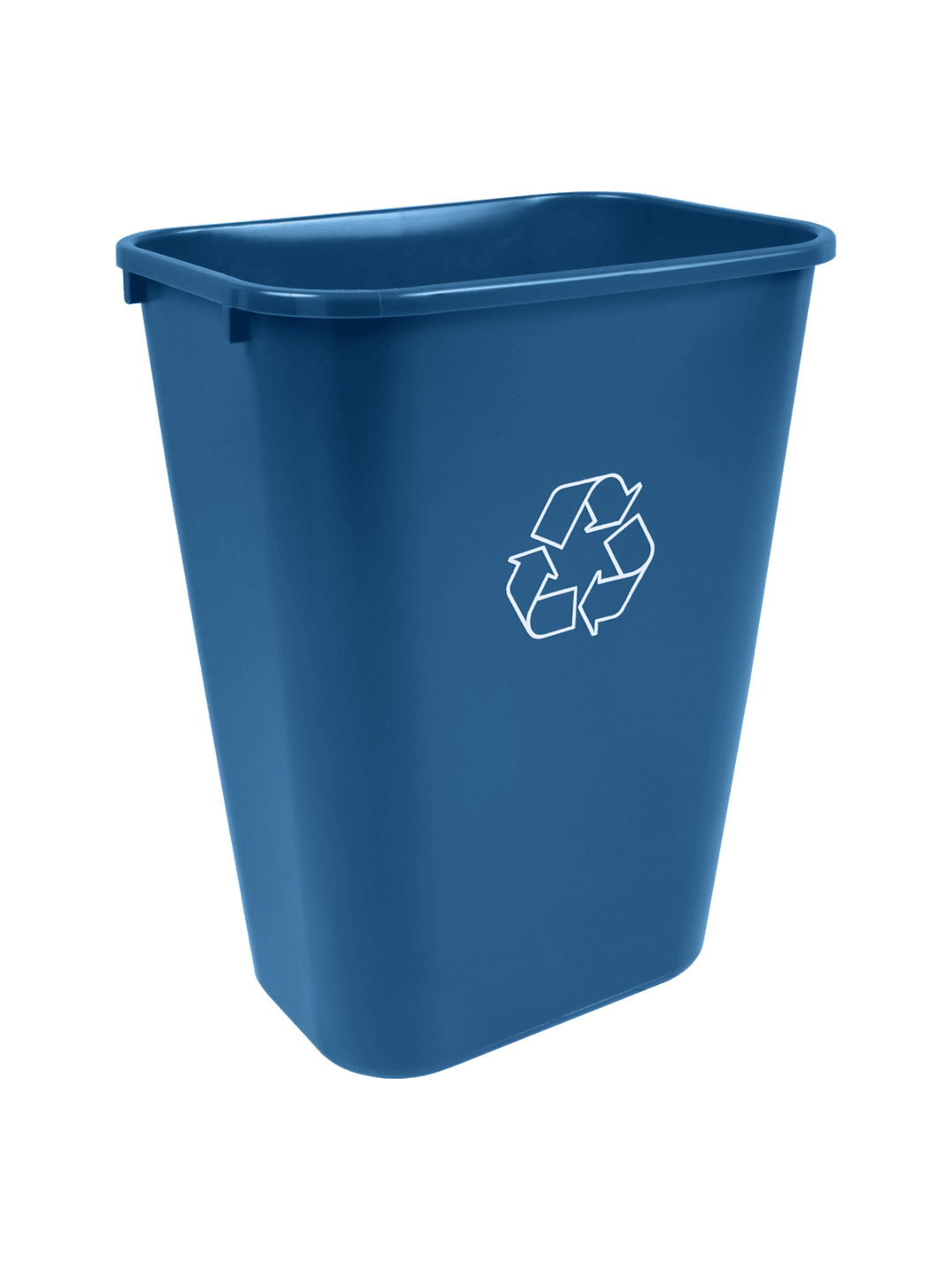 RECYCLING & WASTE BASKET - Single - Body - 41 Q - Mobius Loop - Royal Blue