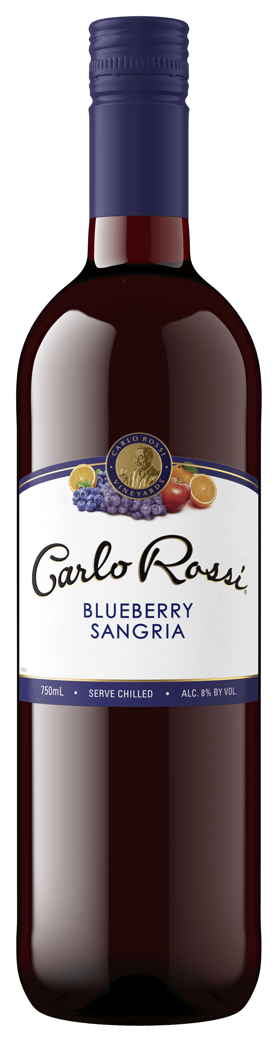 Carlo Rossi Blueberry Sangria Sweet Wine 750ml