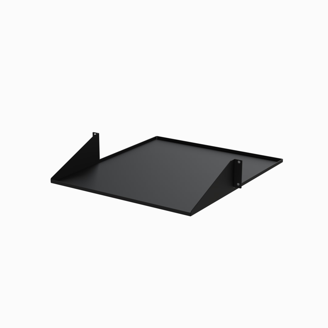 2 post rack shelf with 20 inch depth