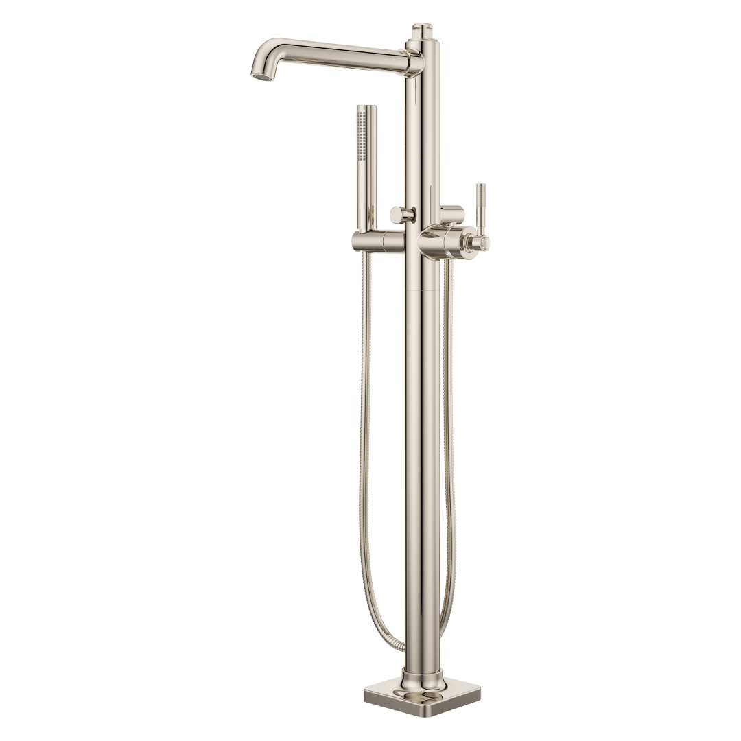 Hillstone Tub Filler with Handshower in Polished Nickel