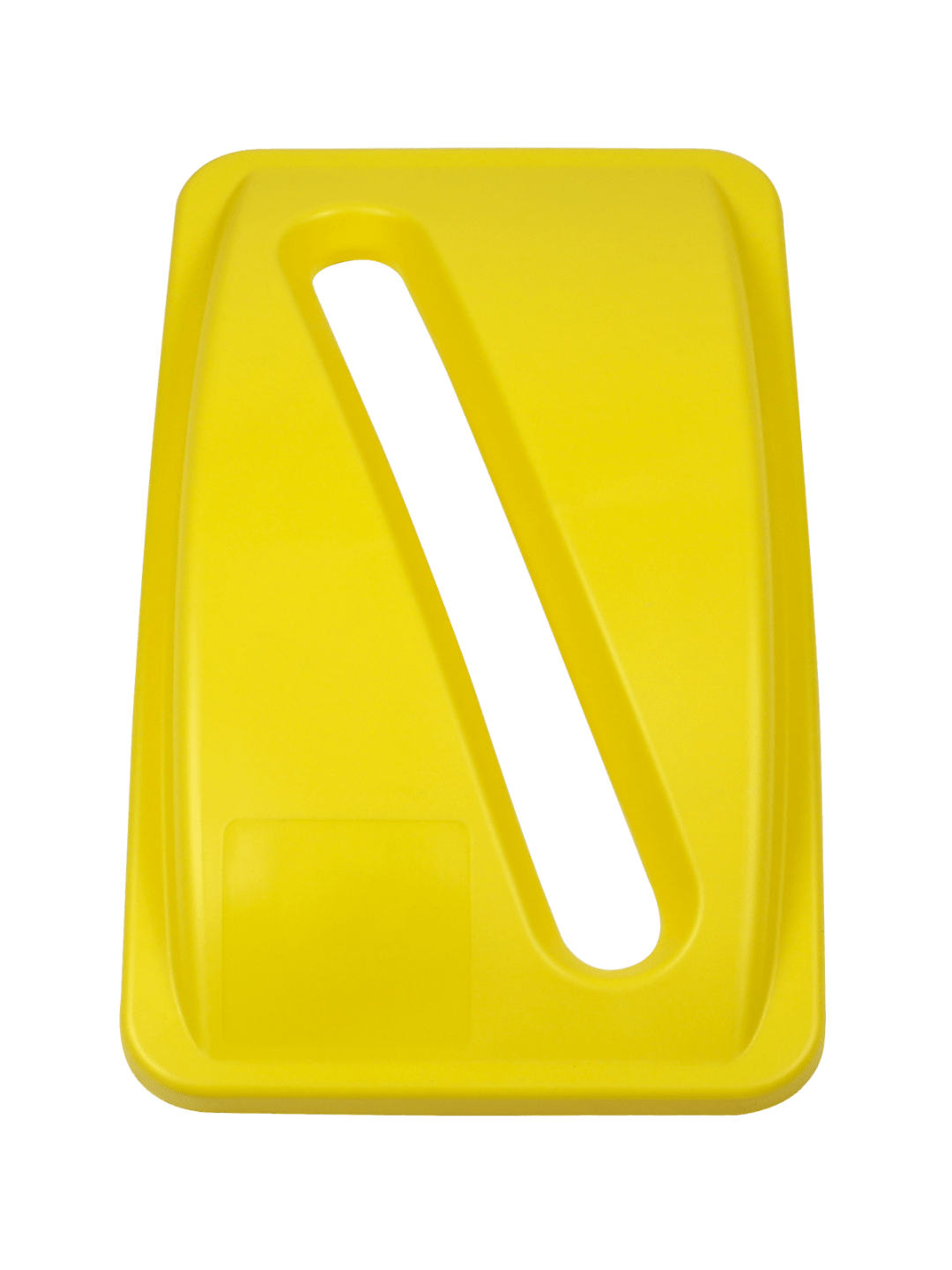  WASTE WATCHER - Single - Lid - Slot - Yellow