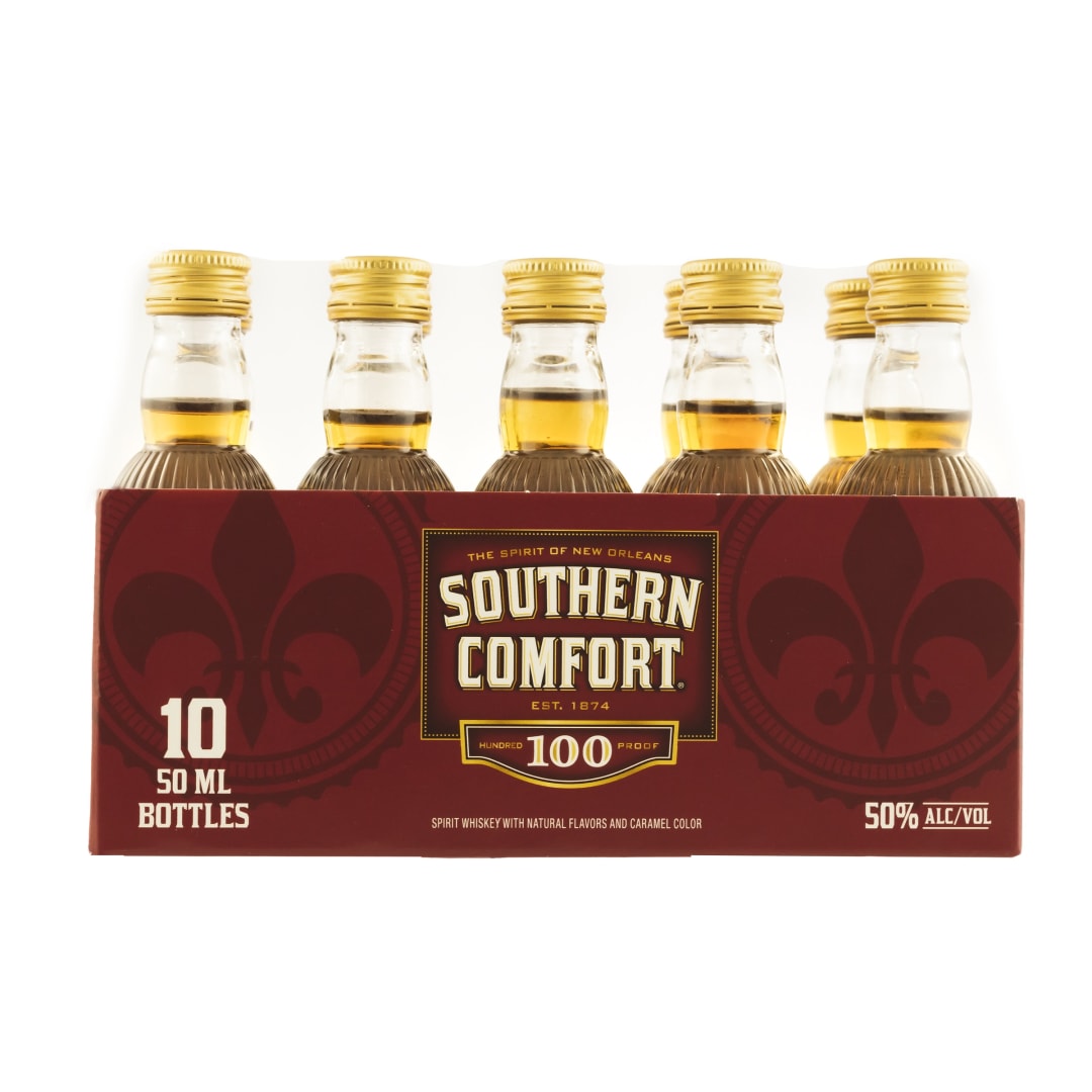 Southern Comfort Spirit Whiskey 10 Pack 50ml 100 Proof