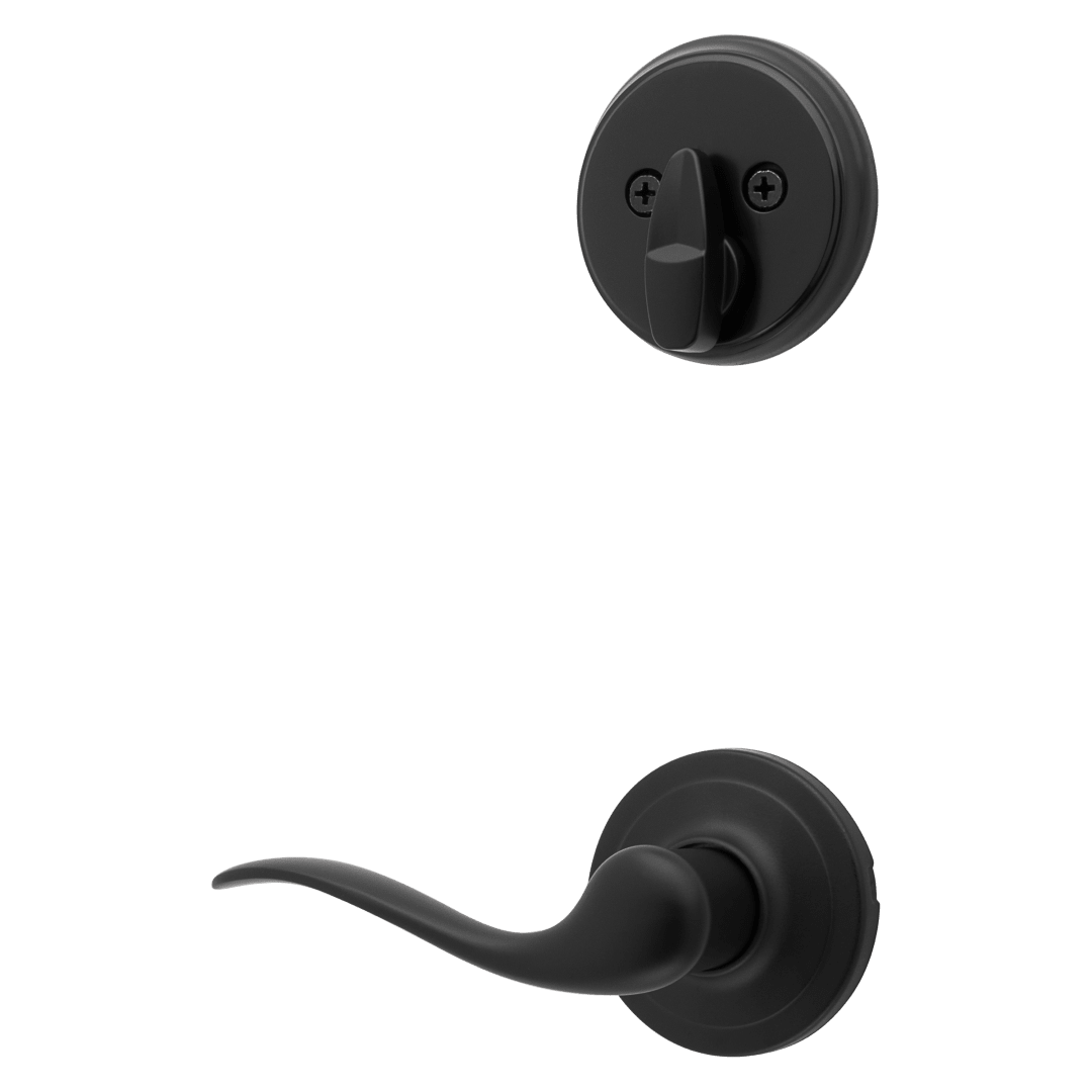 Tustin Interior Pack with Interior Lever in Matte Black