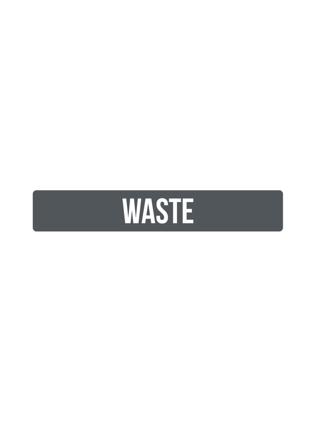  FUSION - Label - Hd Front-Load - Waste - Dark Grey